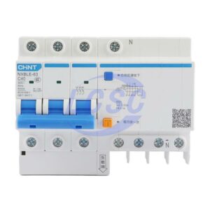 CHINT NXBLE-63 3P+N C40 30mA 6kA