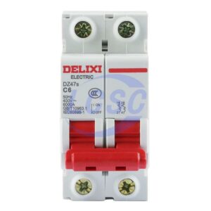 Delixi Electric DZ47s C 2P 6A