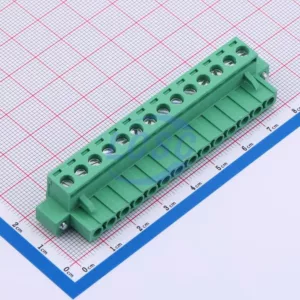 MAX MX2EDGKM-5.08-14P-GN01-Cu-Y-A