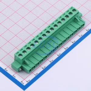 MAX MX2EDGKM-5.08-15P-GN01-Cu-Y-A